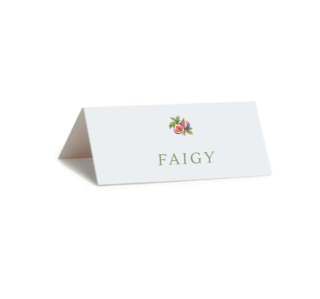 Shivas HaMinim placecard
