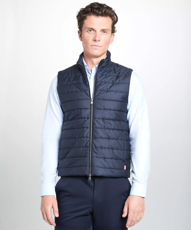 Navy Blue Padded Vest