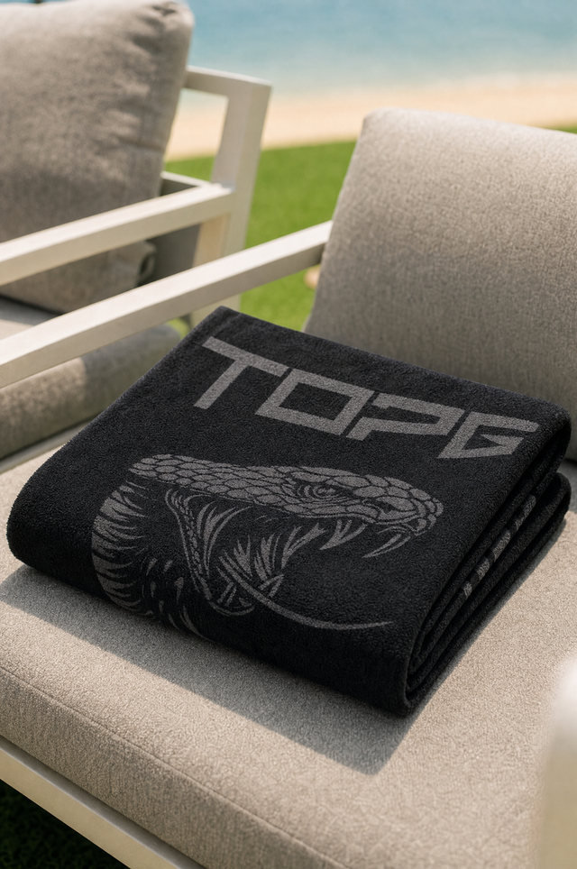 Cobra Towel Black