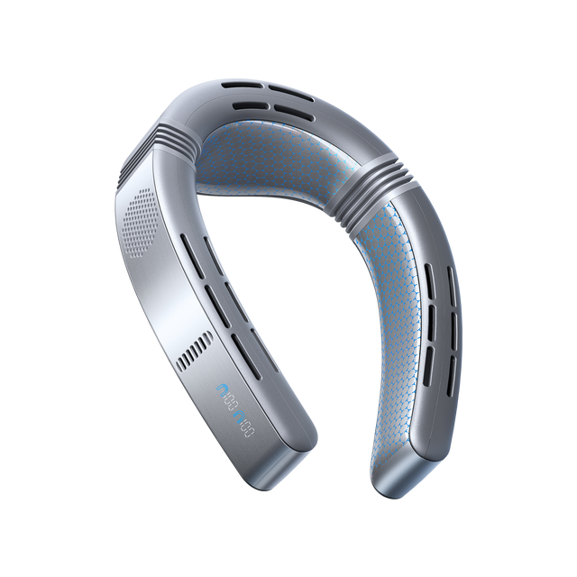 TORRAS 2026 COOLiFY Cyber Fold AI Neck Air Conditioner-Titanium Frost