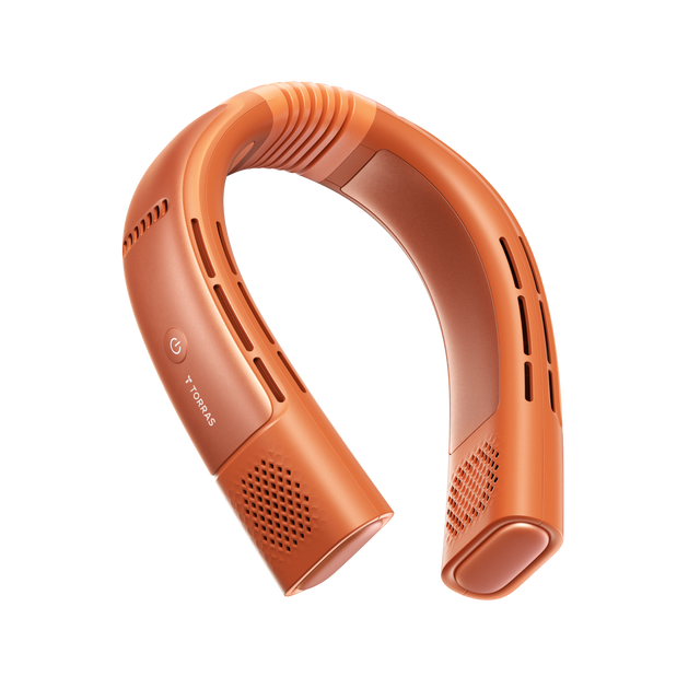 TORRAS 2026 COOLiFY 2S Pro Neck Air Conditioner-Amber Orange