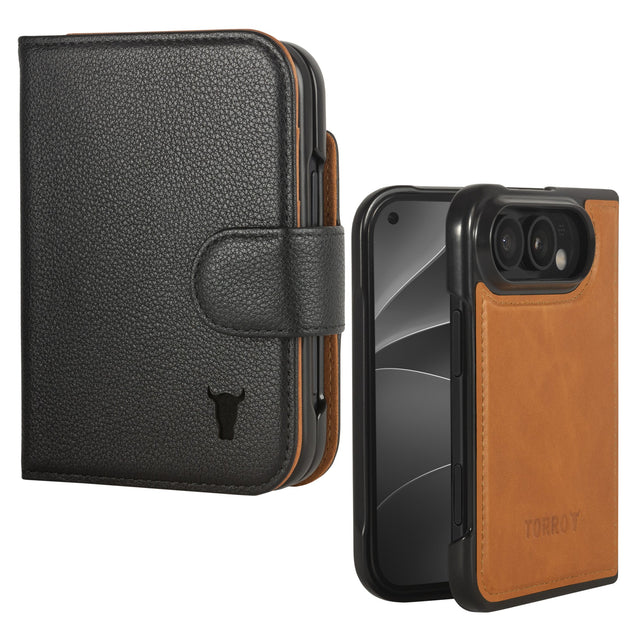 Apple iPhone Duo 2-in-1 Detachable Leather Wallet Case (MagSafe Charging)