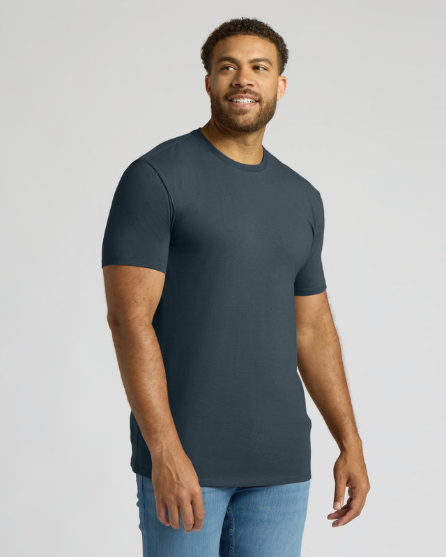 Onyx Tall Straight Hem Crew Neck T-Shirt