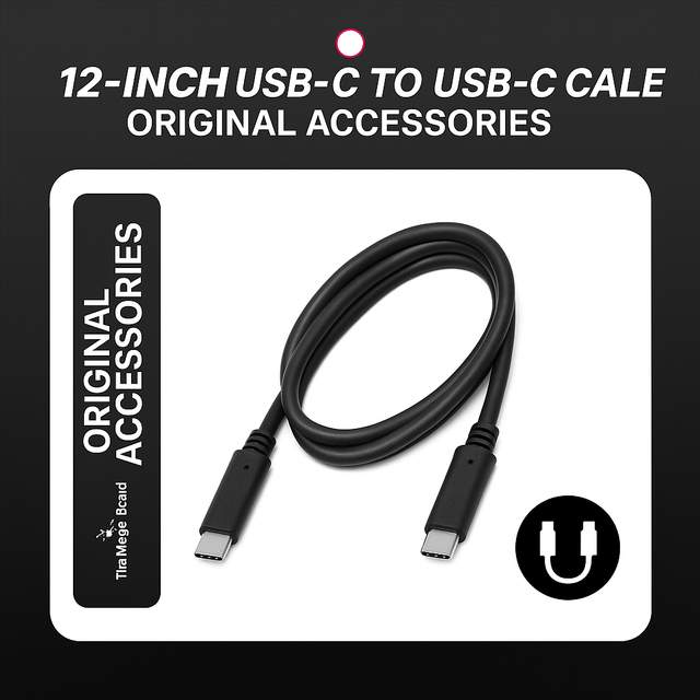USB-C to USB-C Power Cable (12 inch)