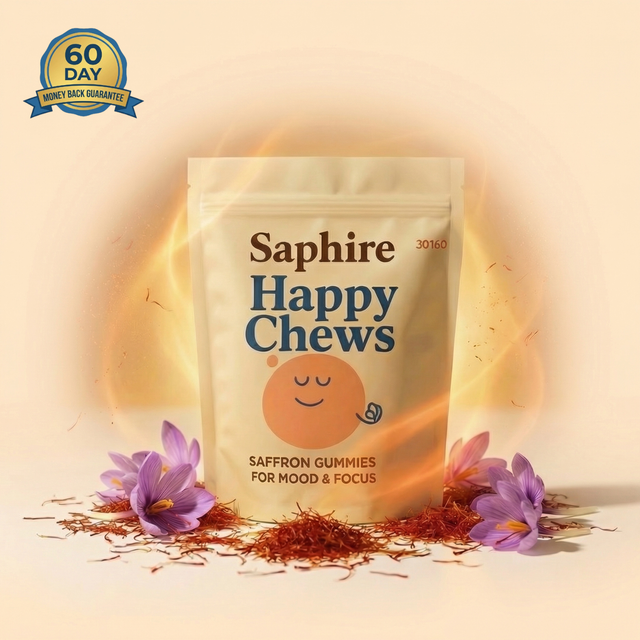 Natural Mood & Focus Support - Saphire Happy Chews