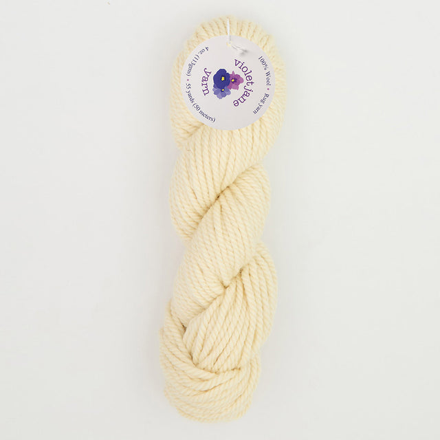 Oxford Violet Jane Bulky Rug Yarn - 20502 W. White