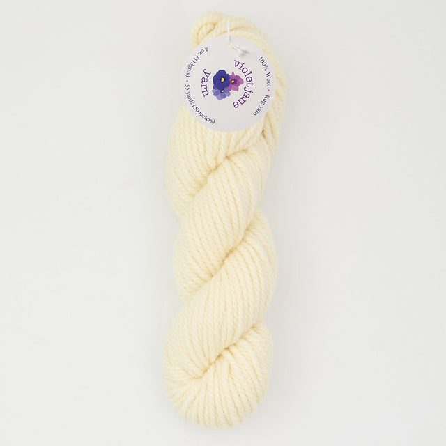 Oxford Violet Jane Bulky Rug Yarn - 20504 M.C. White