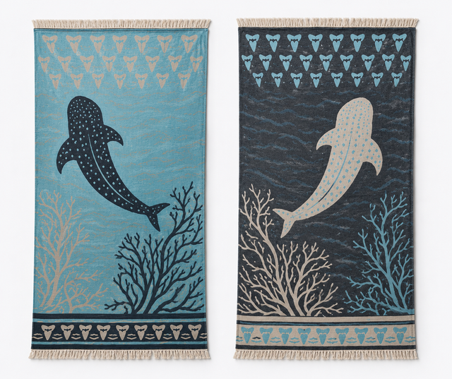 Whale Shark Towel – Reversible Turkish Beach Towel