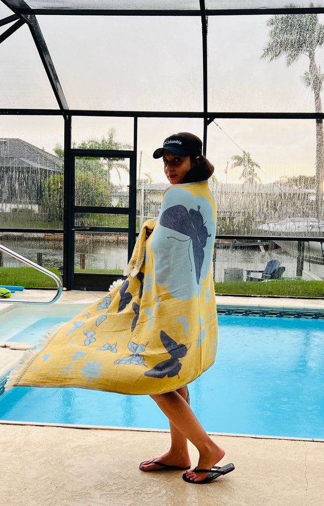 Butterfly Towel – Quick Drying Towel