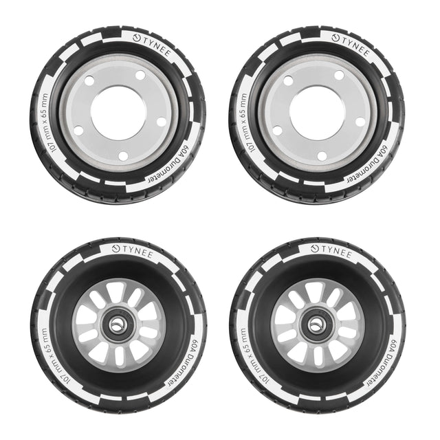 Tynee 107S 60A High-Grip Rubber Wheels for Hub Motors