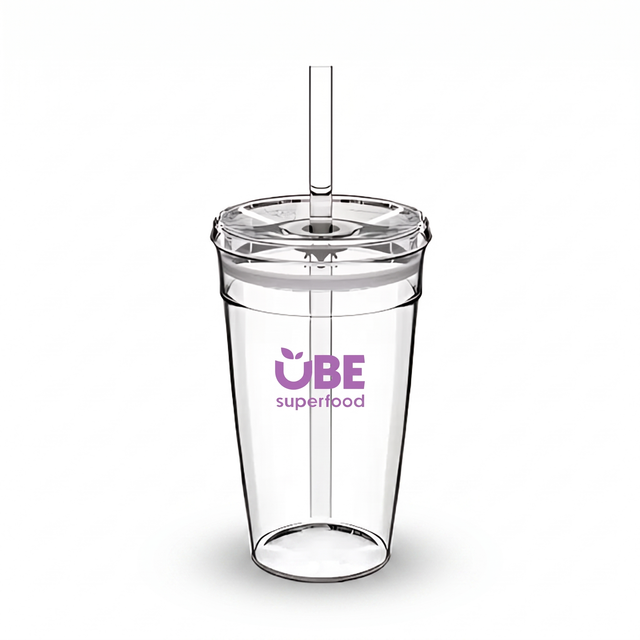Unbreakable All Glass Tumbler (16oz)