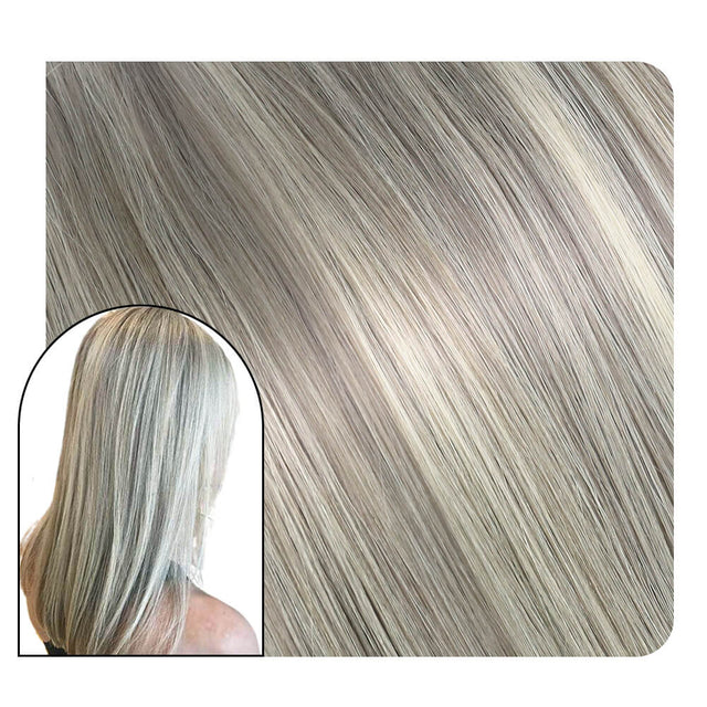 [US Only][50% Off]  Full Cuticle Hand Tied Wefts Sew in Extensions Natural Blonde #P19/60