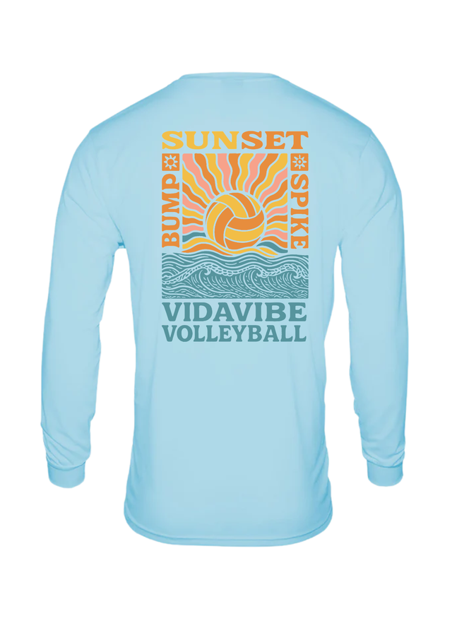 Sunset Volleyball Long Sleeve