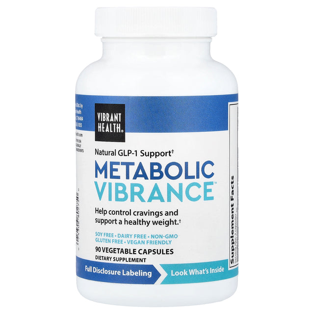 Vibrant Health, Metabolic Vibrance™, 90 Vegetable Capsules