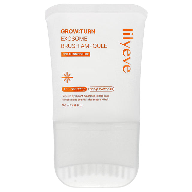Lilyeveus, Grow:Turn Exosome Brush Ampoule, For Thinning Hair, 3.38 fl oz (100 ml)