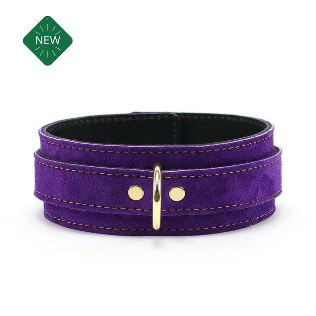 Alex Luxury Suede Submissive Collar Special Edition 2-Inch