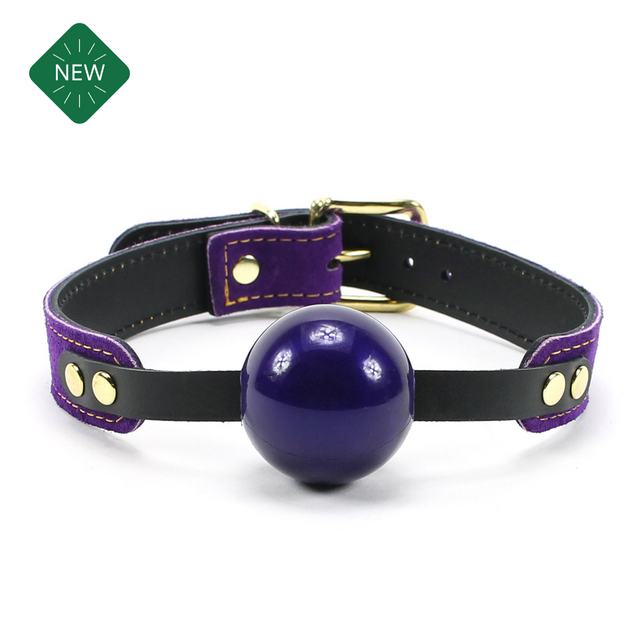 Alex Luxury Suede BDSM Ball Gag Special Edition