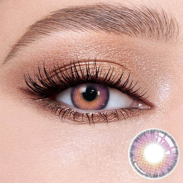 Wooeye Romantic Purple Contact Lenses | 1 Day,10 Pcs