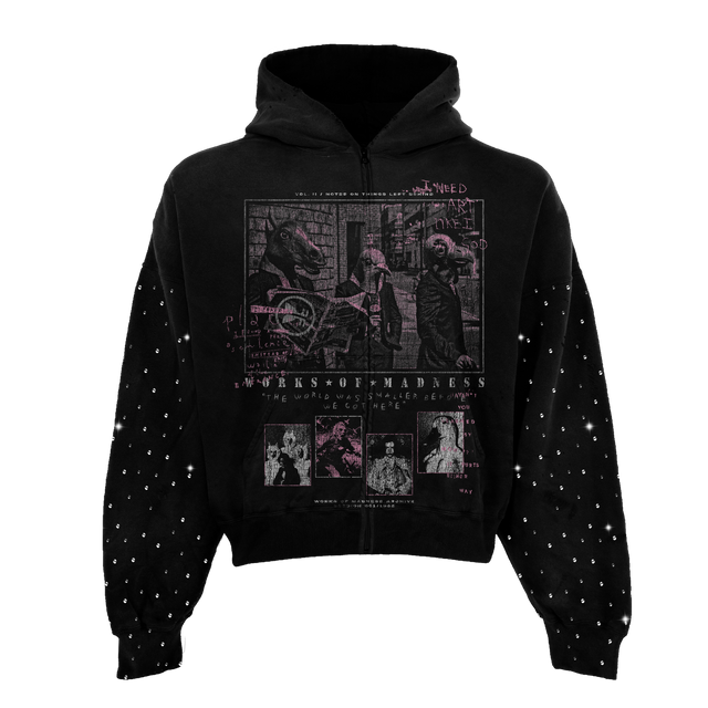The Congregation Rhinestone Zip Up