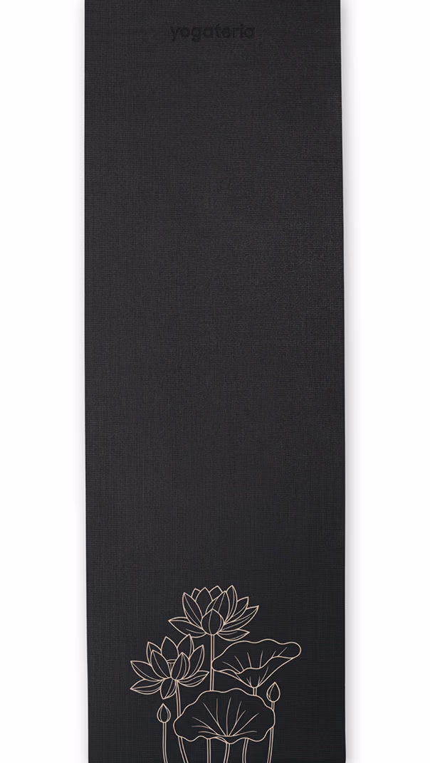 Tapete de Yoga Estampado Leela Lotus – 4.5mm PVC eco