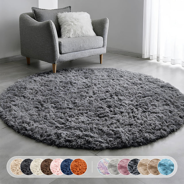 Fluffy Round Rugs - Large Circular Rugs