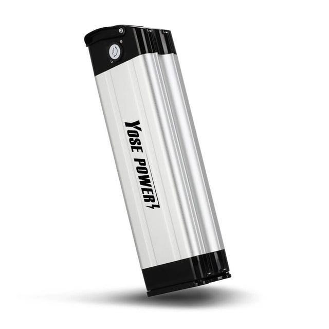 Second-Hand! 36V 10.4Ah E-Bike Seat Tube Battery without Charger SilverFish for MiFa, Rex, Prophete, Aldi, Avocet, Viking, Byocycles, Phylion/XH370-10J, Zhenlon