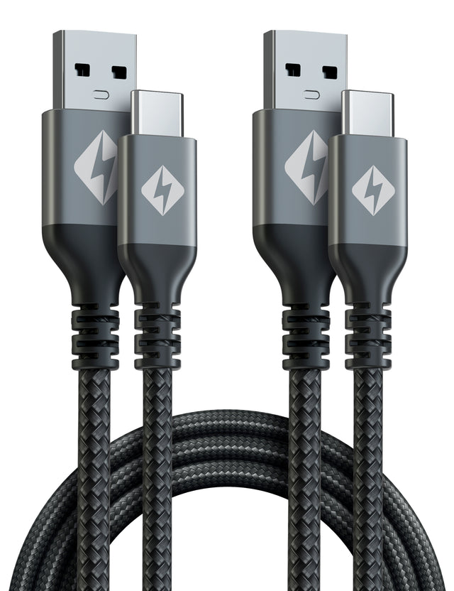 USB A to USB C Cable 2m Fast Charging & Data Sync
