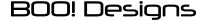 BOO! Designs logo